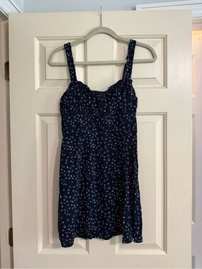 Altar’d State Navy Floral Mini Dress